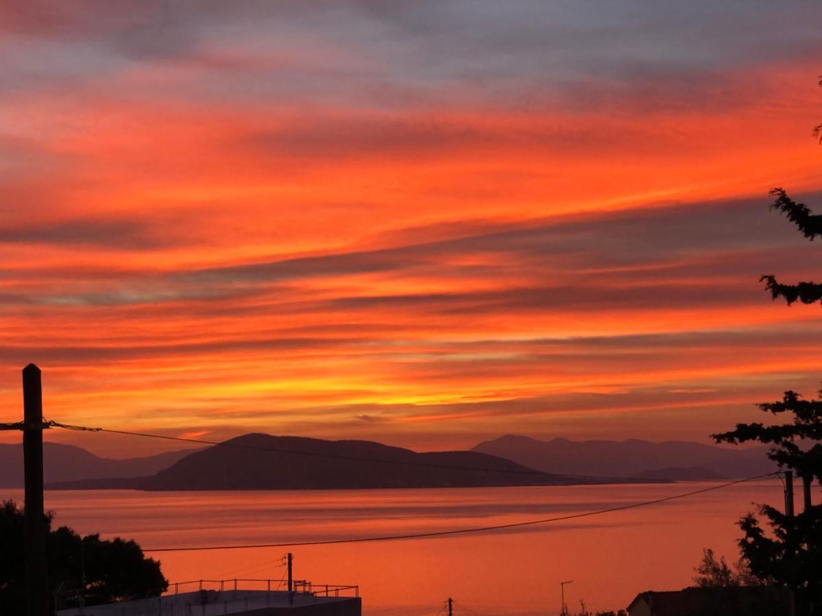 הוילה Aegina Breathtaking Seaview House מראה חיצוני תמונה