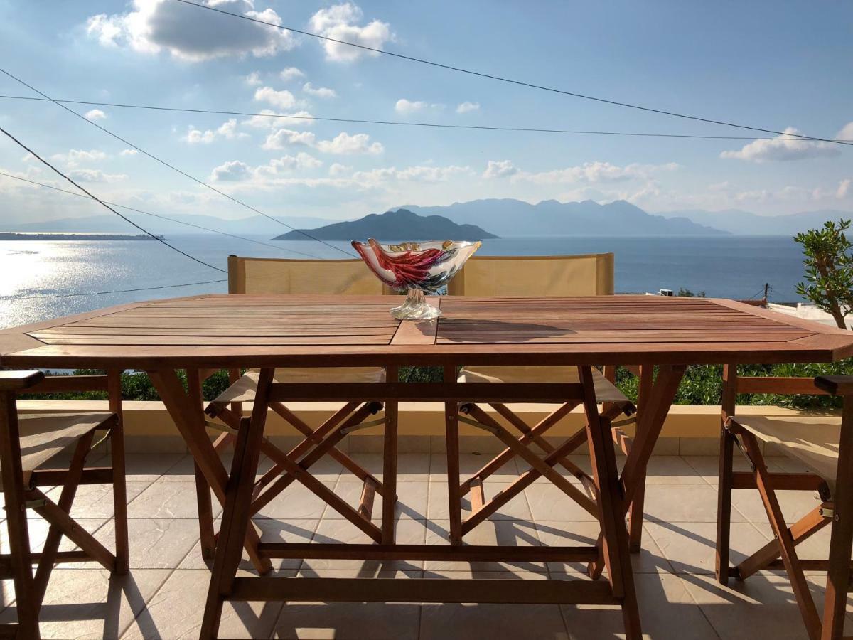 הוילה Aegina Breathtaking Seaview House מראה חיצוני תמונה