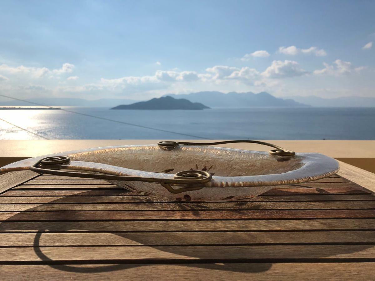 הוילה Aegina Breathtaking Seaview House מראה חיצוני תמונה